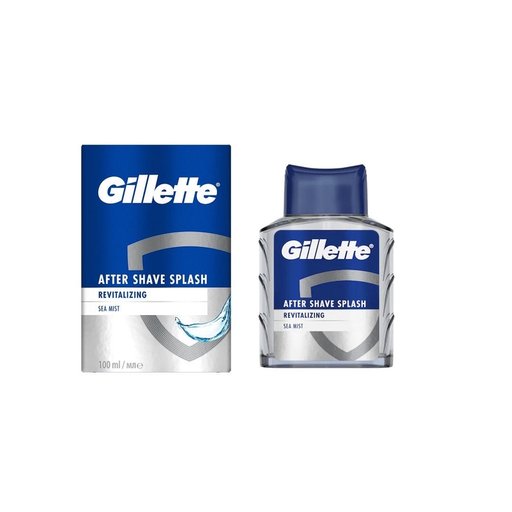 لوشن جيليت لما بعد الحلاقة - سي ميست (رذاذ البحر) - محفز ومجدد للبشرة Gillette After Shave Splash Sea Mist