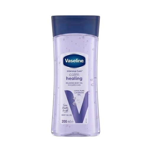 جل زيت الجسم فازلين كالم هيلينغ - المهدئ والمريح للبشرة باللافندر Vaseline Intensive Care Calm Healing - Relaxing Body Oil