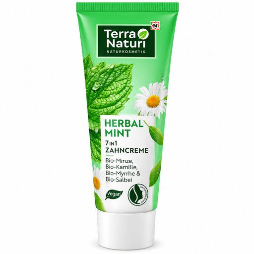 معجون أسنان تيرا ناتوري هيربال منت بالأعشاب الطبيعية 7 في 1 Terra Naturi Herbal Mint 7 in 1 Toothpaste