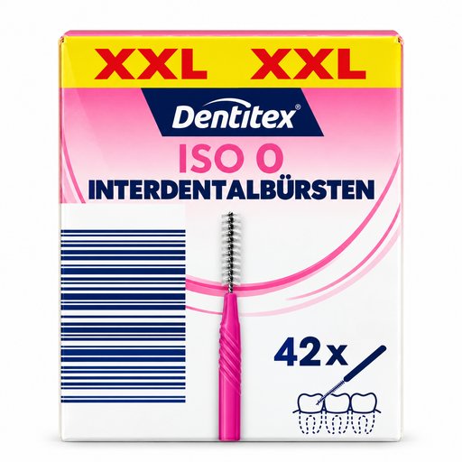 فرش تنظيف ما بين الأسنان دينتيتكس ISO 0 – عبوة XXL عدد 42 قطعة XXL – 42 Pieces
