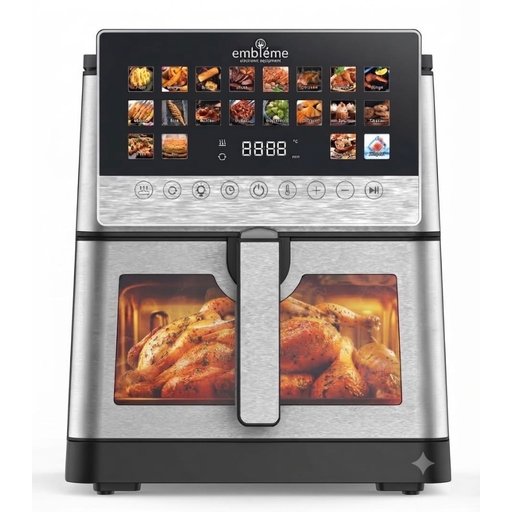 قلايه هوائيه 8 لتر من شركة امبليوم 8 Liter Air Fryer from Ampelium Company