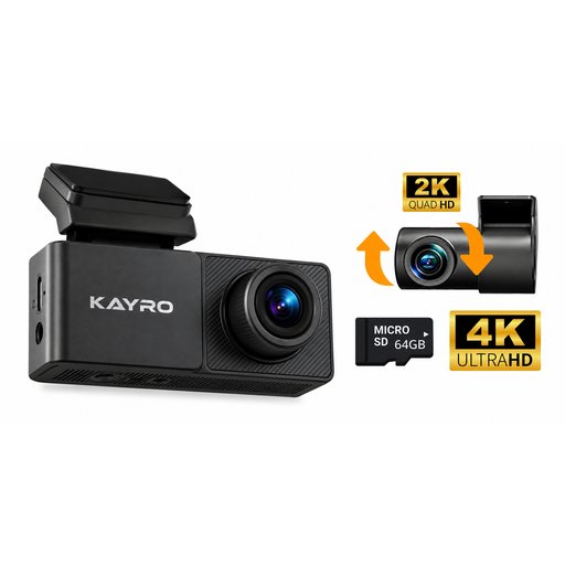 داشكام كايرو A3 فور كي امامية وخلفية KAYRO A3 4K Duall