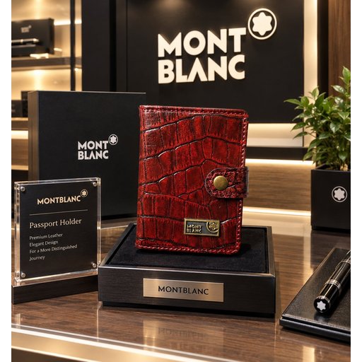 محفظة باجات جلد طبيعي Genuine leather bag wallet