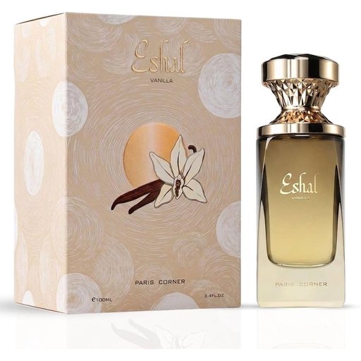 عطر ايشال فانيلا باريس كورنر او دي بارفيوم 100 مل Paris Corner Eshal Vanilla EDP 100 ml