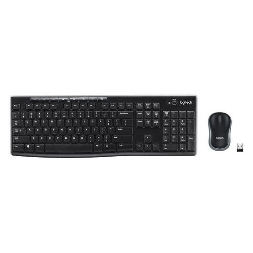 طقم لوحة مفاتيح وماوس لاسلكي لوجيتك MK270 Logitech MK270 Wireless Keyboard and Mouse Combo طقم لوحة مفاتيح وماوس لاسلكي لوجيتك MK270 Logitech MK270 Wireless Keyboard and Mouse Combo