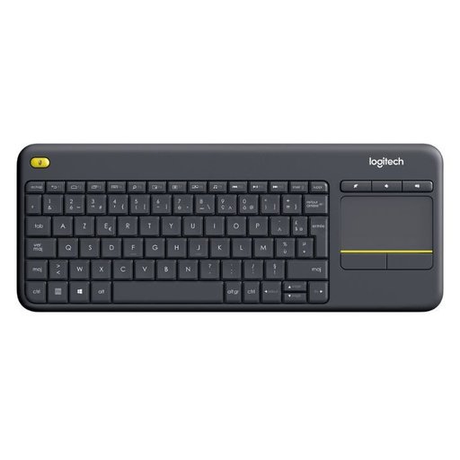 لوحة مفاتيح لاسلكية لوجيتك K400 بلاس مع لوحة لمس مدمجة Logitech K400 Plus Wireless Touch Keyboard لوحة مفاتيح لاسلكية لوجيتك K400 بلاس مع لوحة لمس مدمجة Logitech K400 Plus Wireless Touch Keyboard