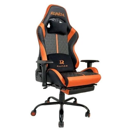 Runda RD-6035 Gaming Chair (Black & Orange) Runda RD-6035 Gaming Chair (Black & Orange)