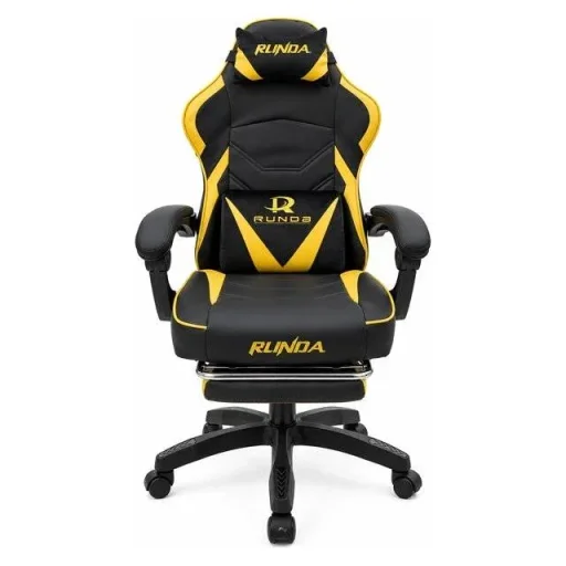 Runda RD-6065 Gaming Chair (Black Yellow) Runda RD-6065 Gaming Chair (Black Yellow)