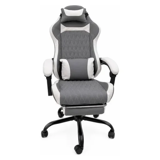 Runda RD-6072 Gaming Chair (Gray White) Runda RD-6072 Gaming Chair (Gray White)