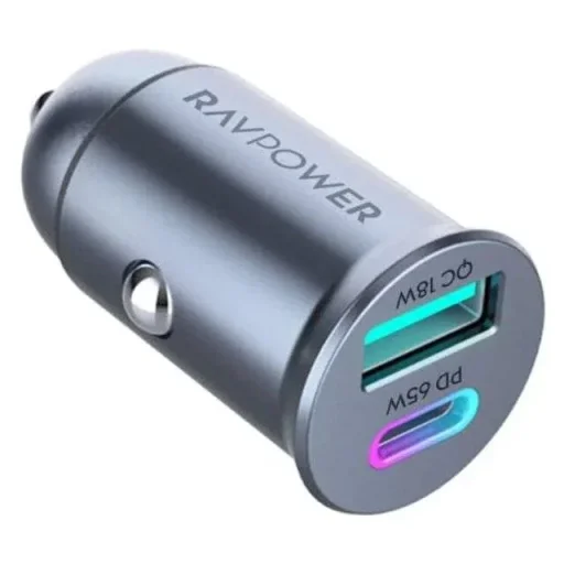 RAVPower RP-VC1013 65W 2-Port Car Charger RAVPower RP-VC1013 65W 2-Port Car Charger