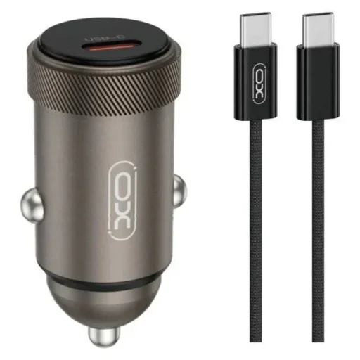 XO CC70 Car Charger with Cable Type-C To Type-C XO CC70 Car Charger with Cable Type-C To Type-C