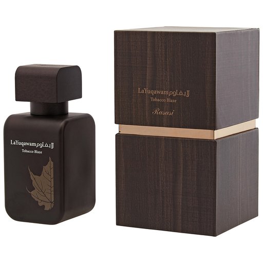 رصاصي عطر لايقاوم توباكو بليز للرجال 75مل RASAS La Yuqawam Tobacco Blaze EDP Spray