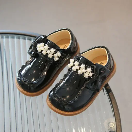 حذاء بناتي  لؤلؤة بثلاث Shoes Girls Three
