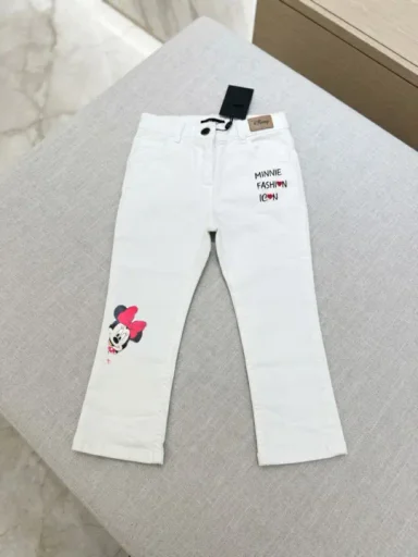 بنطلون ابيض ميكي Pants White Mickey