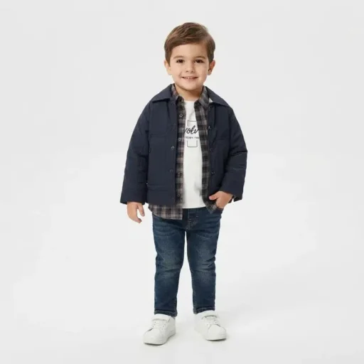 طقم ولادي كوالتي عالي نيلي Set Boys High Quality Navy