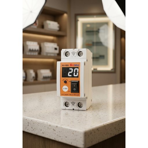 جوزة مولدة ذكية قابلة للتعيير (من 2 إلى 20 أمبير Adjustable Overload & Short Circuit Protector / Digital Adjustable Circuit Breaker