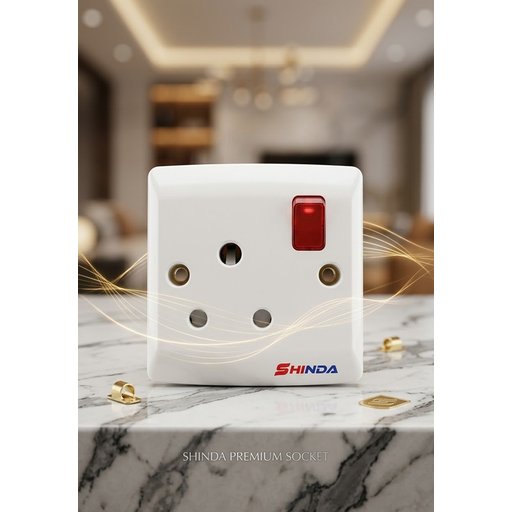 بلك سويج 32 أمبير / سويج طباخ وسخان / مفتاح ومقبس أحمال ثقيلة. 32A Double Pole Switch with Socket / Cooker Unit