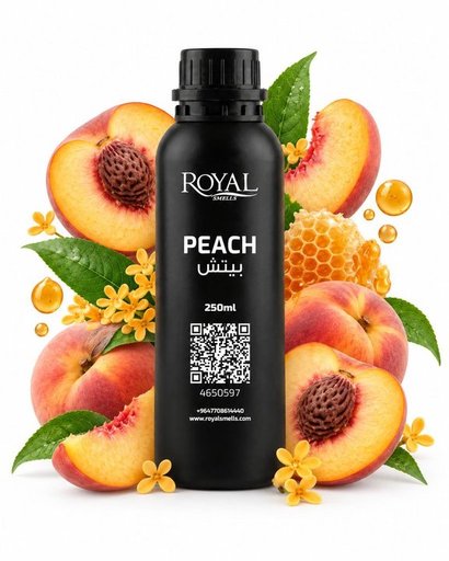 زيت ديفيوزر رويال سميلز Peach 250 مل Royal Smells Peach Diffuser Oil 250 ml
