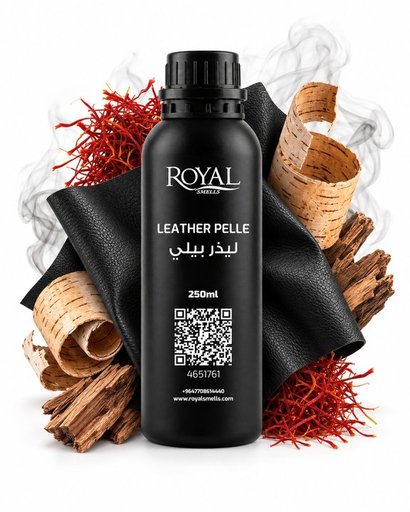 زيت ديفيوزر رويال سميلز Leather Pelle 250 مل Royal Smells Leather Pelle Diffuser Oil 250 ml