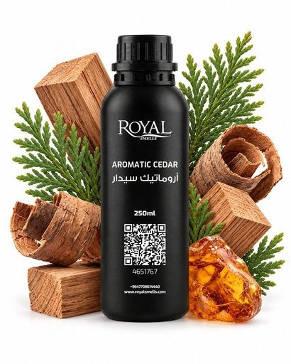 زيت ديفيوزر رويال سميلز Aromatic Cedar 250 مل Royal Smells Aromatic Cedar Diffuser Oil 250 ml