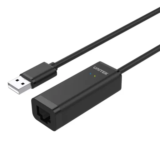 يونيتيك Y-1468 محول يو إس بي 2.0 إلى إيثرنت سريع - 10/100Mbps UNITEK Y-1468 USB 2.0 to Fast Ethernet Adapter - 10/100Mbps