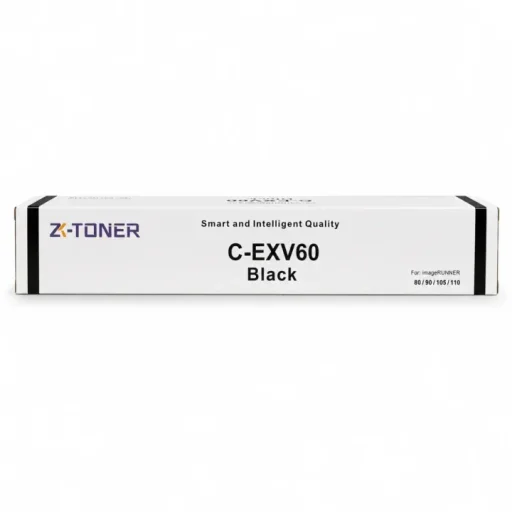 ZK-TONER C-EXV60 Commercial Compatible Black Toner Cartridge – Replacement Toner for Canon imageRUNNER iR 2425 & 2425i Printers ZK-TONER C-EXV60 Commercial Compatible Black Toner Cartridge – Replacement Toner for Canon imageRUNNER iR 2425 & 2425i Printers