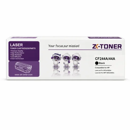 ZK-TONER CF244A / 44A Commercial Compatible Black Toner Cartridge – Replacement Toner for HP LaserJet Pro M15a, M15w, MFP M28a & M28w Printers ZK-TONER CF244A / 44A Commercial Compatible Black Toner Cartridge – Replacement Toner for HP LaserJet Pro M15a, 