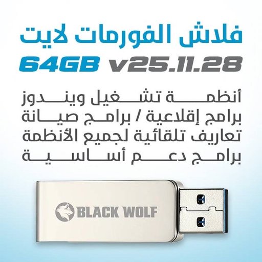 تهيئة محرك أقراص فلاش (64 جيجابايت) لايت الإصدار الجديد v25.11.28 flash
