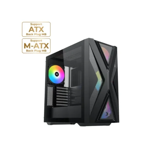 XIGMATEK HYPERION – E-ATX Mid-Tower PC Case – Black XIGMATEK HYPERION – E-ATX Mid-Tower PC Case – Black