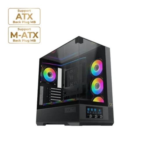 XIGMATEK VISION – E-ATX Mid-Tower PC Case – Black XIGMATEK VISION – E-ATX Mid-Tower PC Case – Black