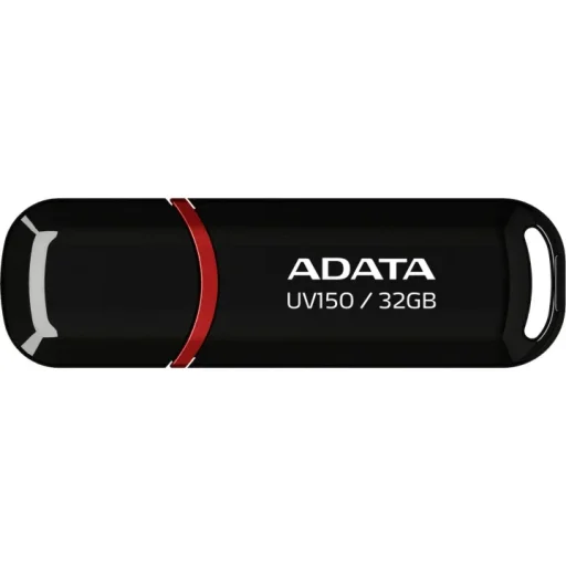 ADATA UV150 USB 3.2 Flash Drive Classic Cap – 32GB / Black ADATA UV150 USB 3.2 Flash Drive Classic Cap – 32GB / Black