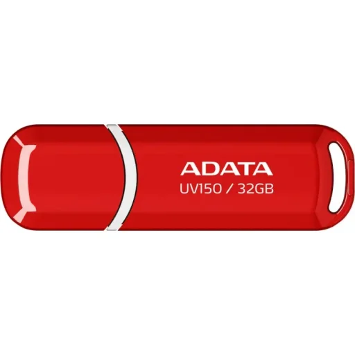 ADATA UV150 USB 3.2 Flash Drive Classic Cap – 32GB / Red ADATA UV150 USB 3.2 Flash Drive Classic Cap – 32GB / Red