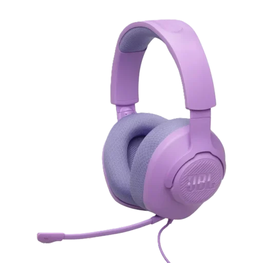 سماعة الألعاب السلكية JBL Quantum 100M2 فوق الأذن (Purple)