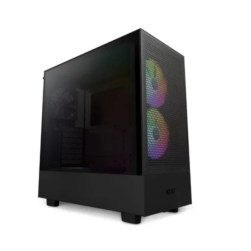 NZXT H5 FLOW RGB (2023) ATX Mid-Tower Case – Black NZXT H5 FLOW RGB (2023) ATX Mid-Tower Case – Black