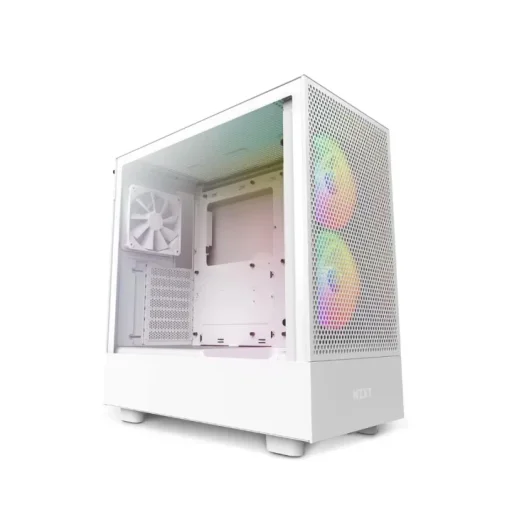 NZXT H5 FLOW RGB EDITION ATX MID TOWER CASE-WHITE NZXT H5 FLOW RGB EDITION ATX MID TOWER CASE-WHITE