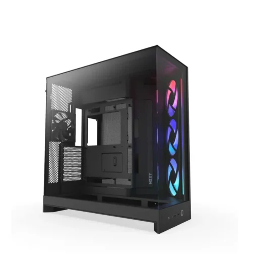 NZXT H9 FLOW RGB DUAL-CHAMBER MID TOWER Airflow Black CASE NZXT H9 FLOW RGB DUAL-CHAMBER MID TOWER Airflow Black CASE