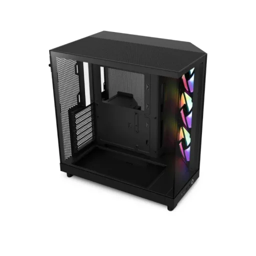 NZXT H6 FLOW RGB COMPACT DUAL-CHAMBER ATX BLACK CASE NZXT H6 FLOW RGB COMPACT DUAL-CHAMBER ATX BLACK CASE