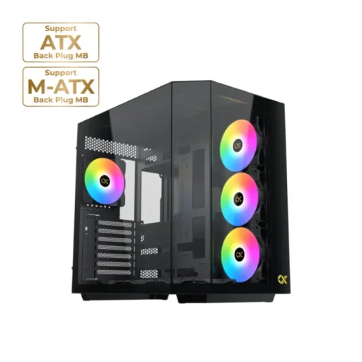 XIGMATEK CUBI II – E-ATX Mid-Tower PC Case – Black XIGMATEK CUBI II – E-ATX Mid-Tower PC Case – Black