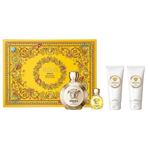 مجموعة هدايا فيرساتشي إيروس بور فيم للنساء Versace Eros Pour Femme Eau de Parfum Gift Set