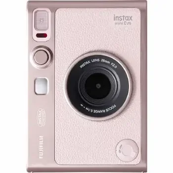 كاميرا فورية فوجي فيلم Instax Mini EVO — اللون الوردي Fujifilm Instax Mini EVO Instant Camera Pink