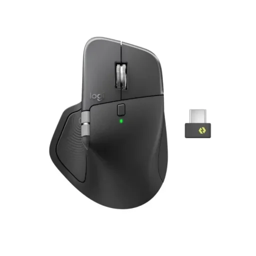 Logitech MX Master 4, Ergonomic Wireless Mouse with Advanced Performance Haptic Feedback, Ultra-Fast Scrolling, USB-C Charging, Bluetooth, Windows, MacOS - Graphite Logitech MX Master 4, Ergonomic Wireless Mouse with Advanced Performance Haptic Feedback, 