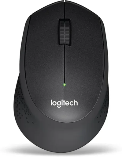 Logitech M330 Silent Plus Wireless Mouse , SilentTouch Quiet Clicks , Right-Hand Comfort Design , High-Precision Tracking , 10m Wireless Range , USB Receiver , 24-Month Battery Life , Black Logitech M330 Silent Plus Wireless Mouse , SilentTouch Quiet Clic