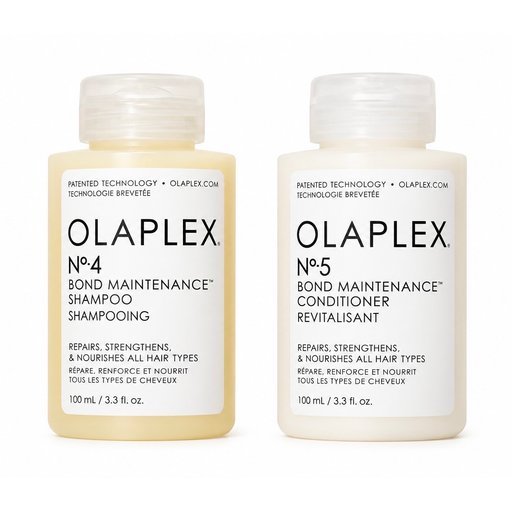 شامبو و بلسم  أولابلكس رقم 4 و5  – 100 مل Olaplex No.4 Shampoo & No.5 Conditioner  – 100 ml