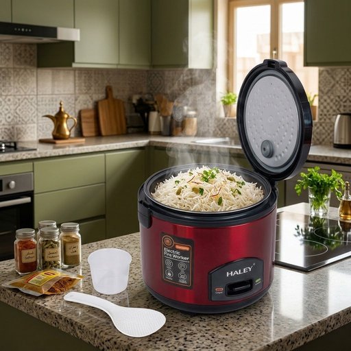 قدر طهي الارز الكهربائي Hali Electric Rice Cooker