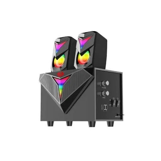 سماعات ريدراجون GS700 توكاتا للألعاب 2.1 قناة مع مضخم صوت وإضاءة RGB Redragon GS700 Toccata 2.1 Channel RGB Gaming Speaker System with Subwoofer