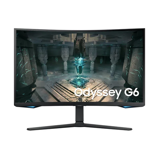 شاشة ألعاب ذكية سامسونج أوديسي جي 6 منحنية 32 بوصة - Samsung Odyssey G6 LS32BG650EMXUE Samsung Odyssey G6 32" Smart QHD 240Hz 1000R Curved Gaming Monitor - LS32BG650EMXUE
