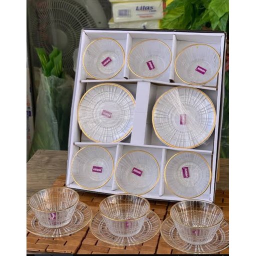 سيت حلويات عدد 6 saucer set