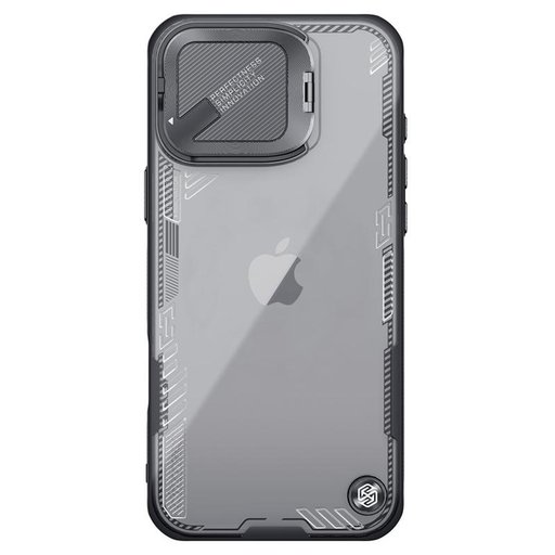 حافظة نيلكن Iceblade Prop لـهاتف ايفون 16 برو ماكس - اسود Nillkin Iceblade Prop Case for Apple iPhone 16 Pro Max - Black