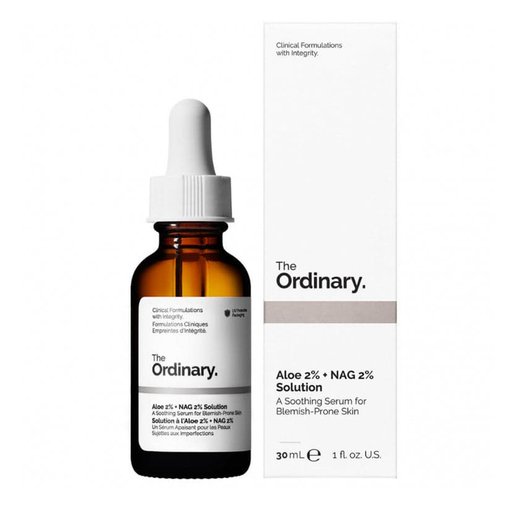 سيروم ذا أوردناري بالألوة فيرا 2% + أن أ جي 2% The Ordinary Aloe 2% + NAG 2% Solution