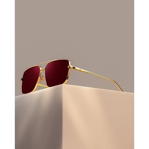 نظارات طلاء ذهب عيار 18-Olgo 18 Gold Plated-Olgo